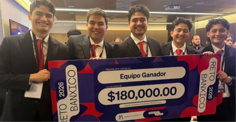 Estudiantes de Economía de la UANL ganan el Reto Banxico 2026