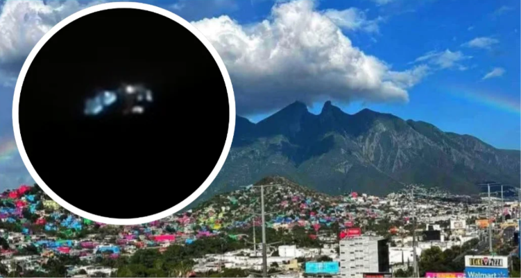 Reportan extraño objeto luminoso cerca del Cerro de la Silla en Monterrey